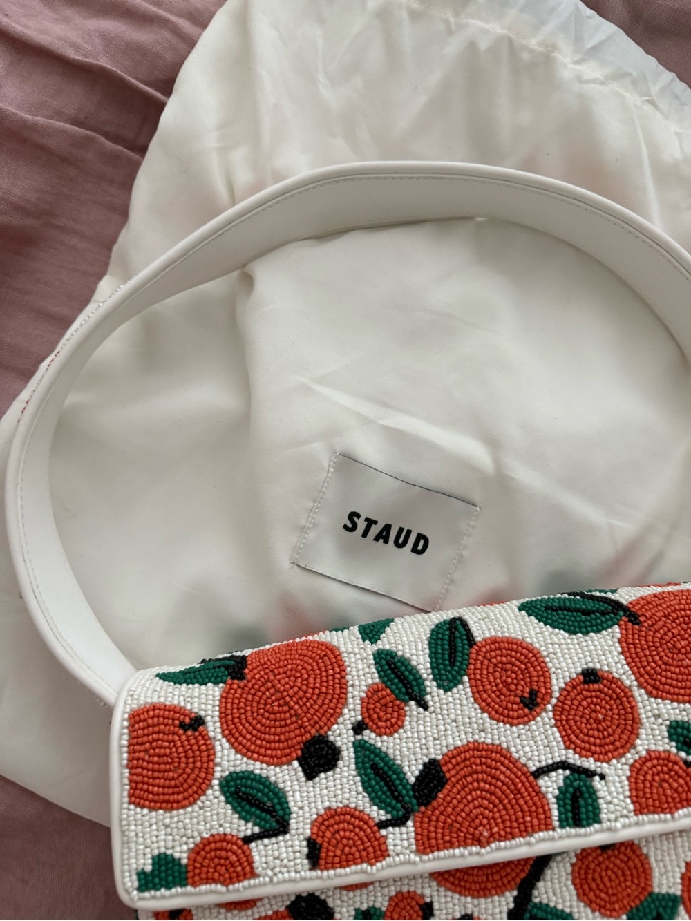 NWT STAUD Tommy Bag, Oranges - Picture 9 of 13